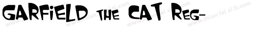 GARFIELD the CAT Reg字体转换